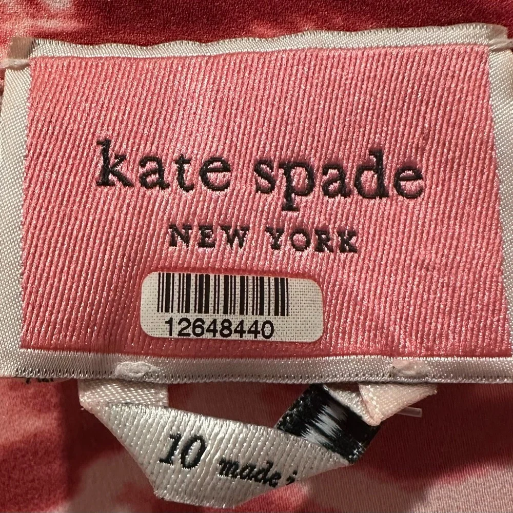 Kate Spade Long Sleeve Panthera Animal Print Button Front Shirtdress in Pinkish